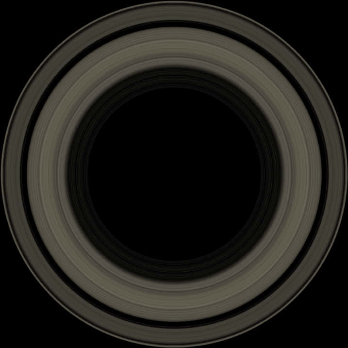 Saturn Rings Close Up View