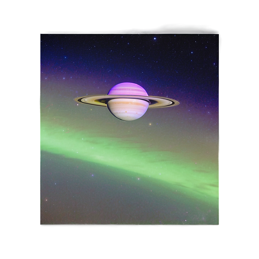 Saturn With Aurora Png 05212024
