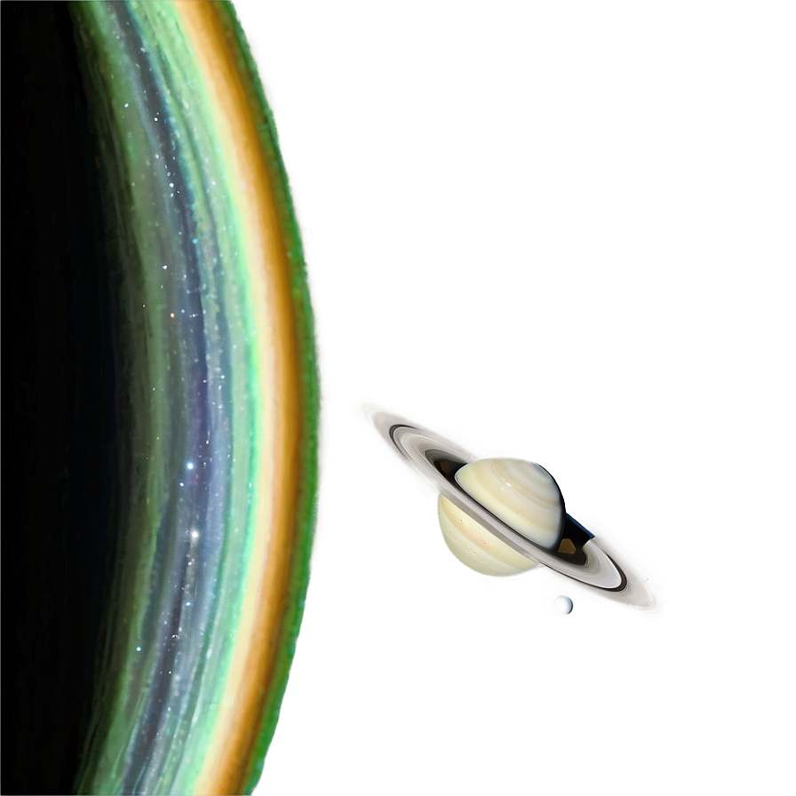 Saturn With Aurora Png Lyg4