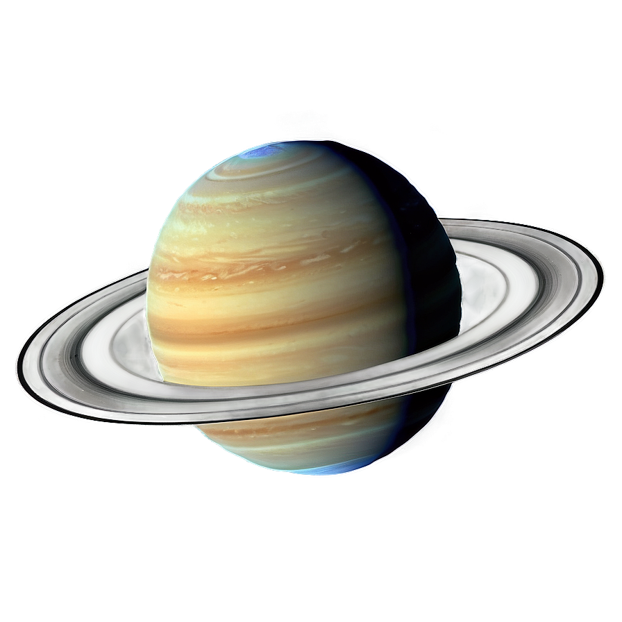 Saturn With Aurora Png Sxs