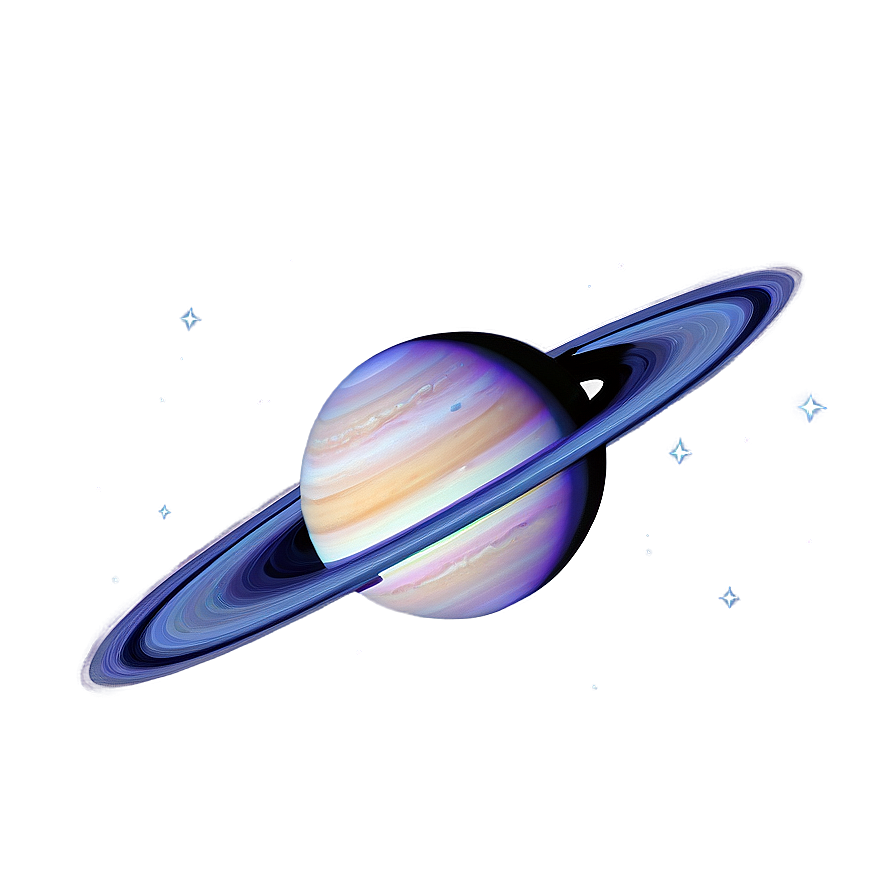 Saturn With Stars Png 19