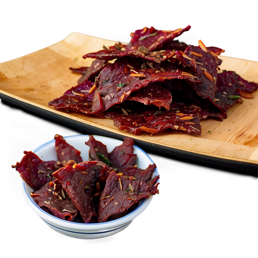 Savory Beef Jerky Bites Png Hjn