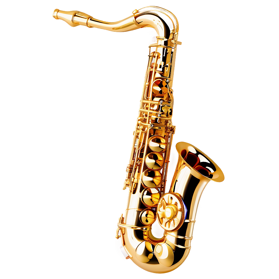 Saxophone With Musical Clef Png Uhj10