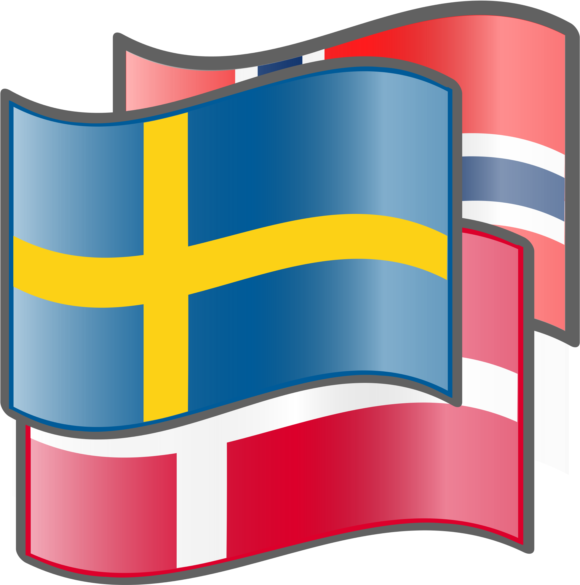 Scandinavian Flags Illustration