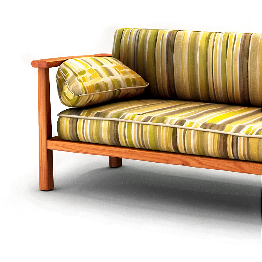 Scandinavian Style Couch Png 05252024