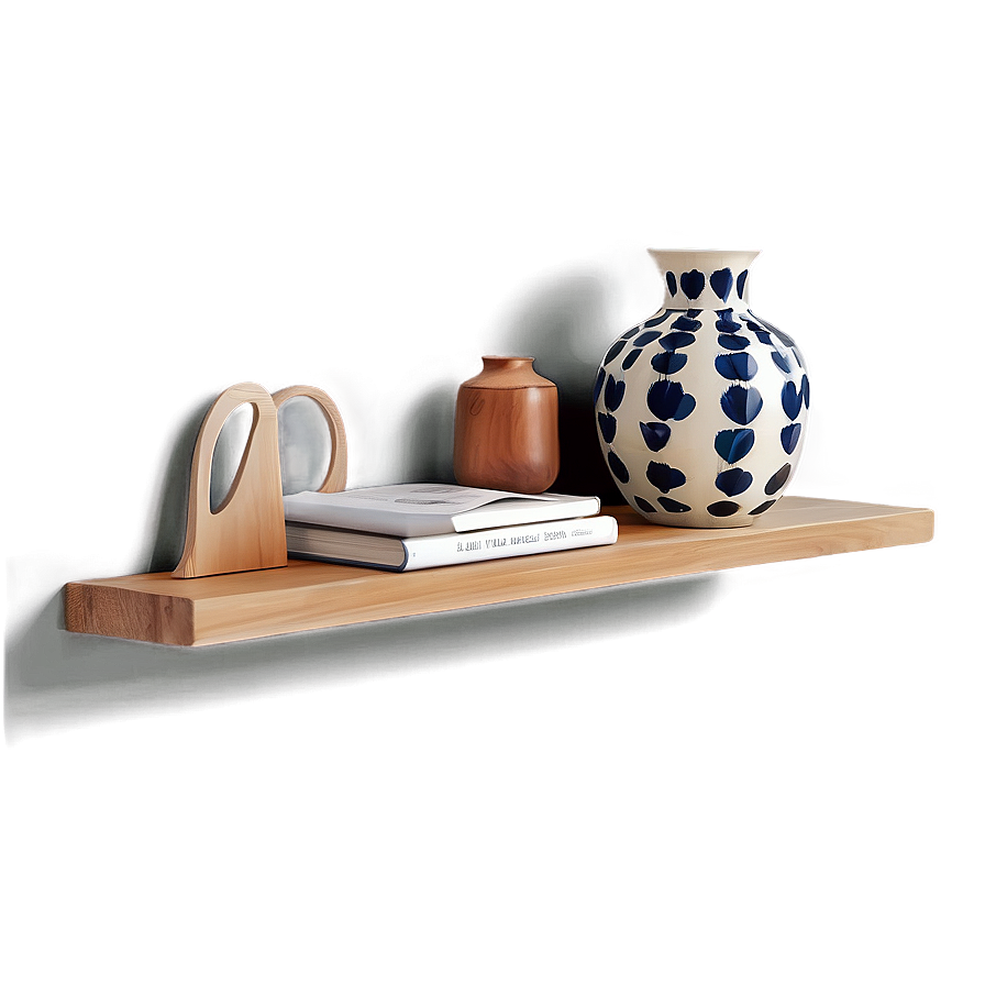 Scandinavian Style Wall Shelf Png 80