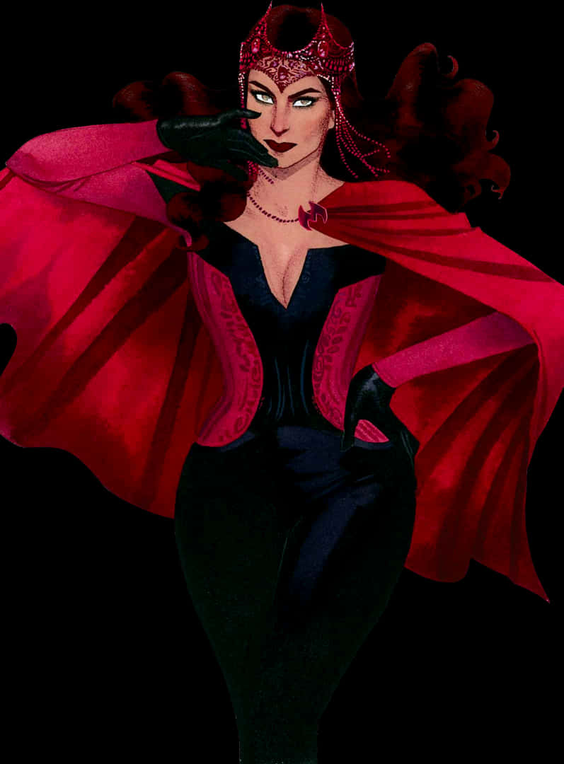 Scarlet Witch Enigmatic Pose