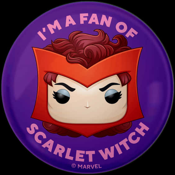 Scarlet Witch Fan Badge