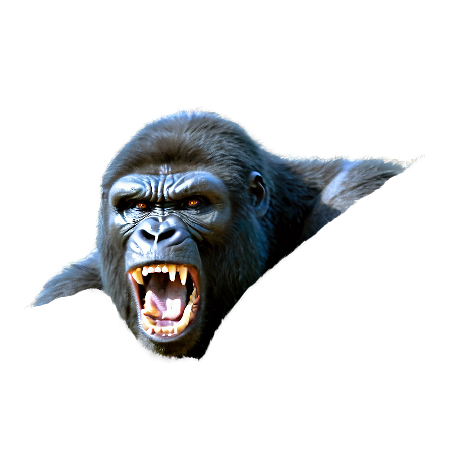 Scary Angry Gorilla Png Dbs47