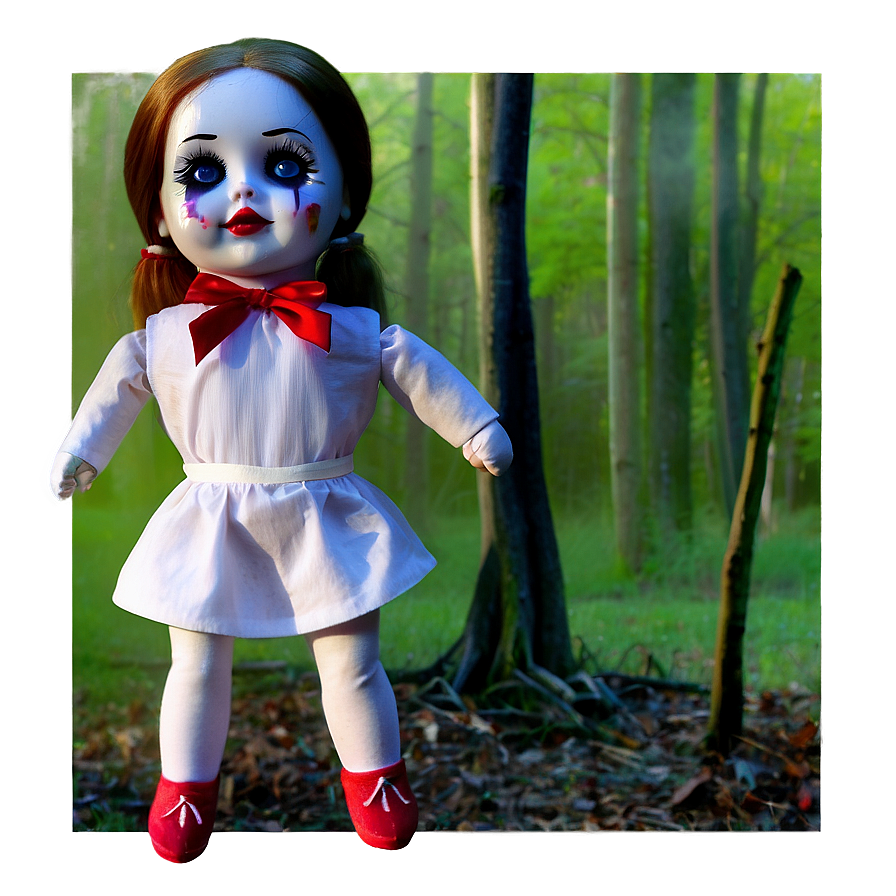 Scary Doll In Forest Png 72