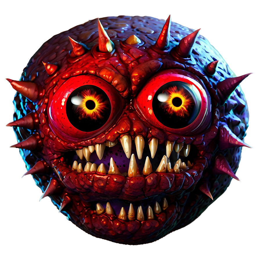Scary Red Eyes Monster Png Idi71