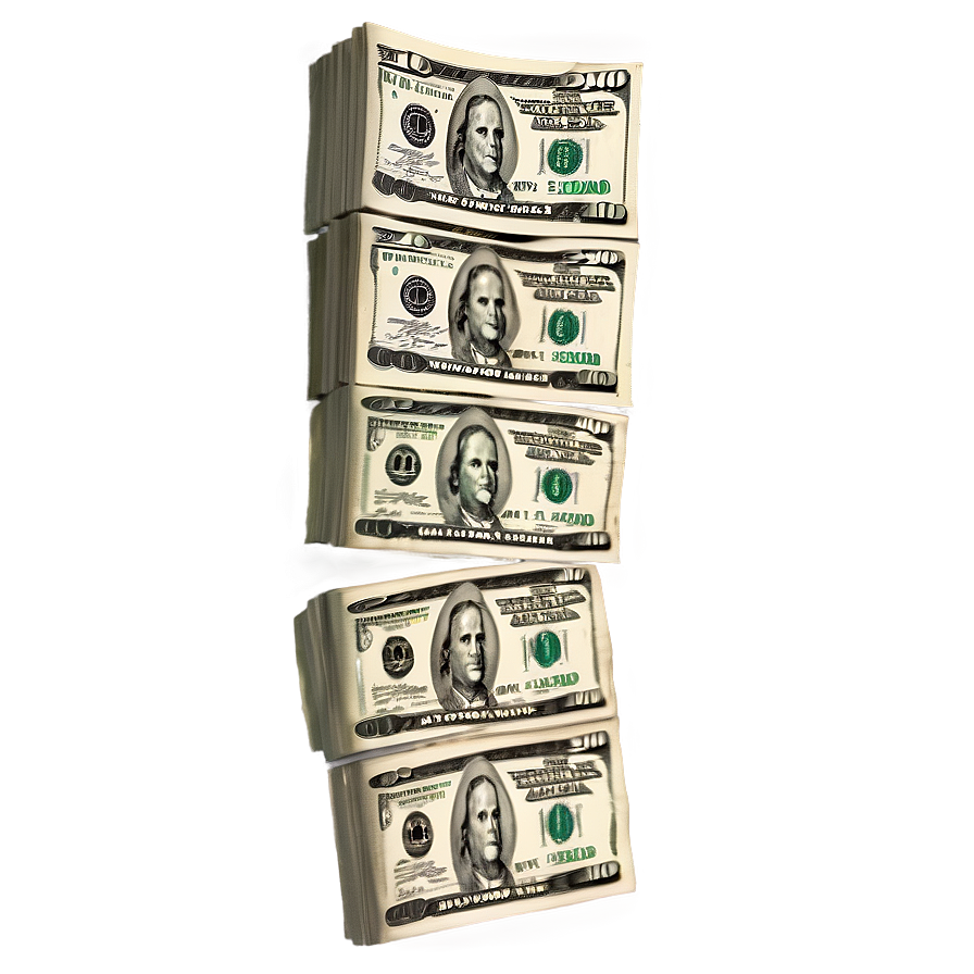 Scattered Dollar Bills Png Nul15