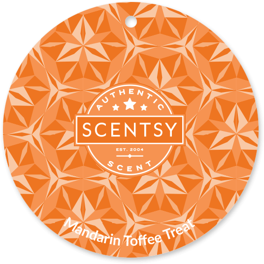 Scentsy Mandarin Toffee Treat Air Freshener Disc