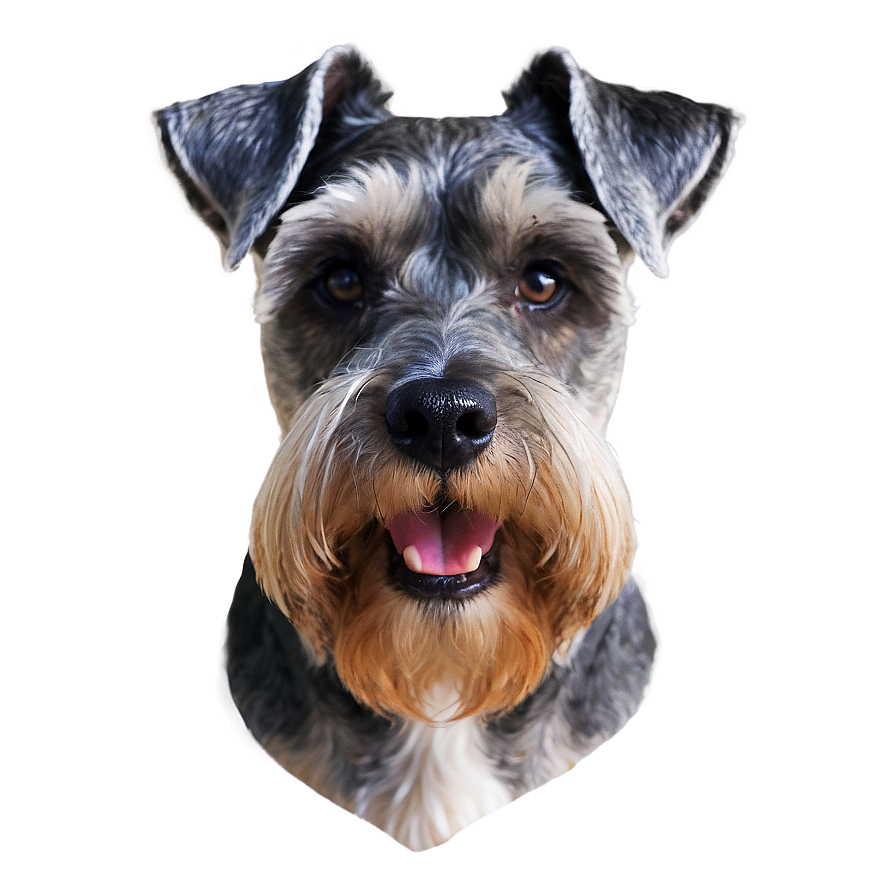 Schnauzer Face Closeup Png Hja