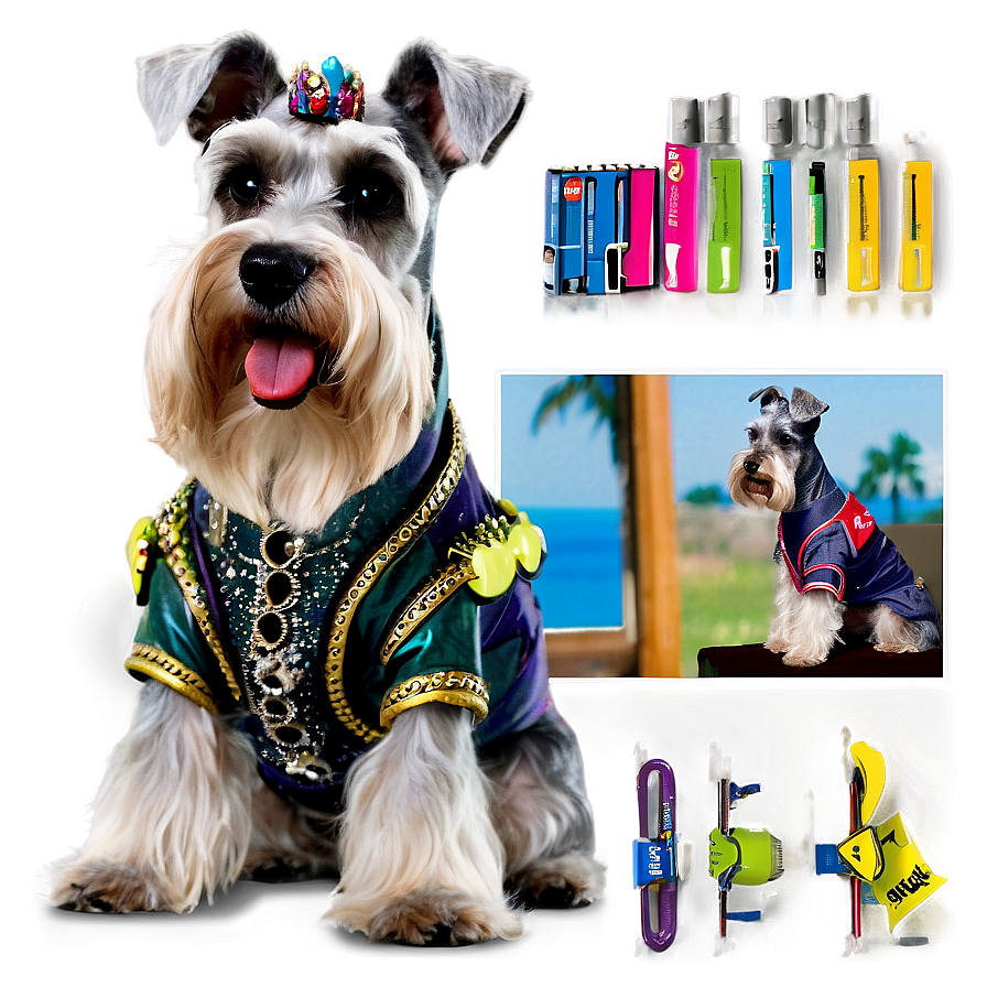 Schnauzer In Costume Png 06262024