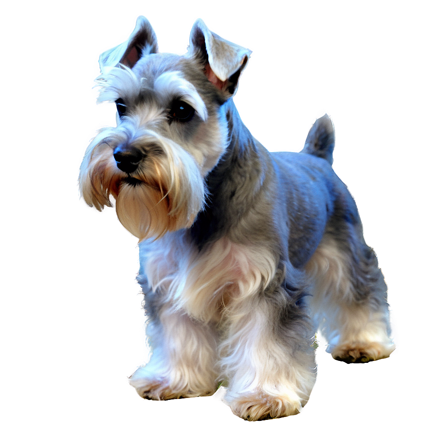 Schnauzer In Grass Png Vig67