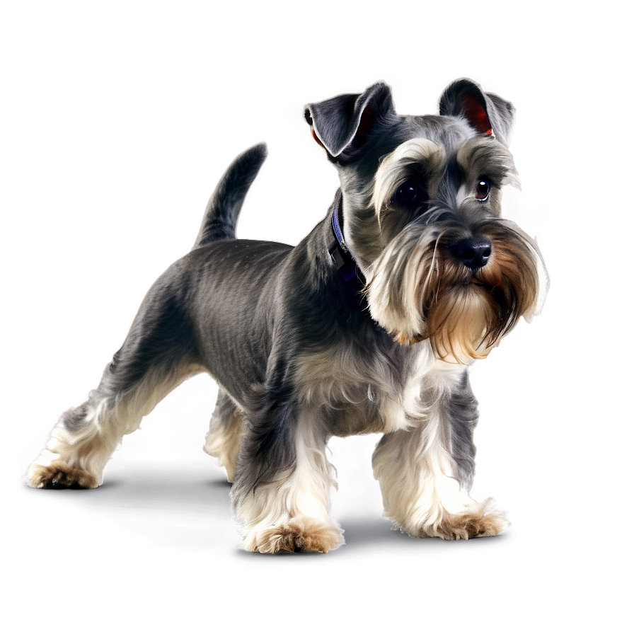 Schnauzer Sitting Pose Png Uwv