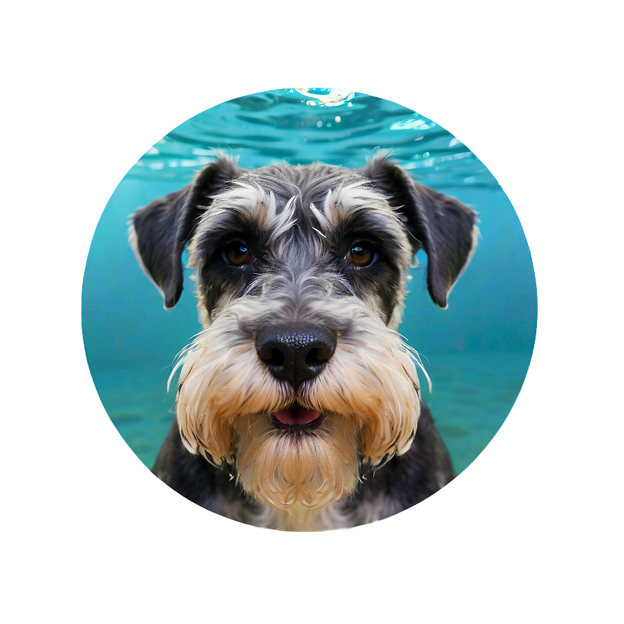 Schnauzer Swimming Png Mhl51