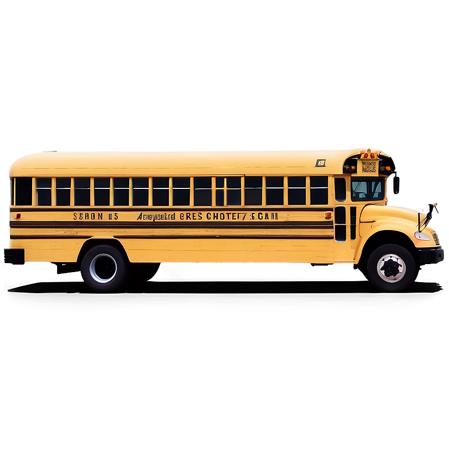 School Bus At Sunset Png 81