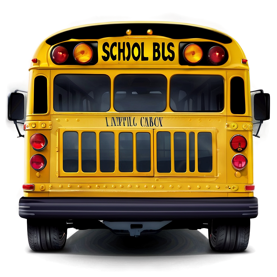 School Bus Car Vector Png Sau