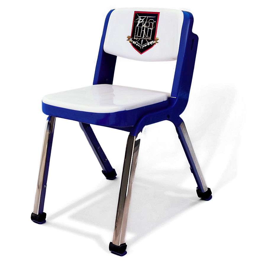 School Chair With Logo Png Lji81