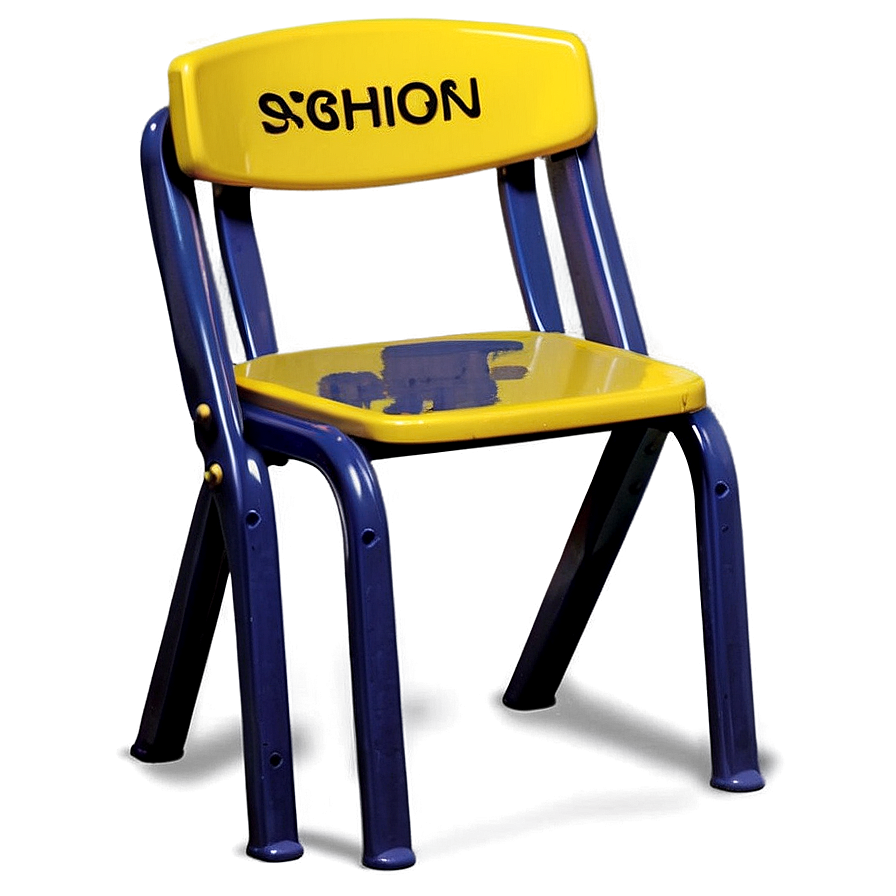 School Chair With Name Png Tfa65