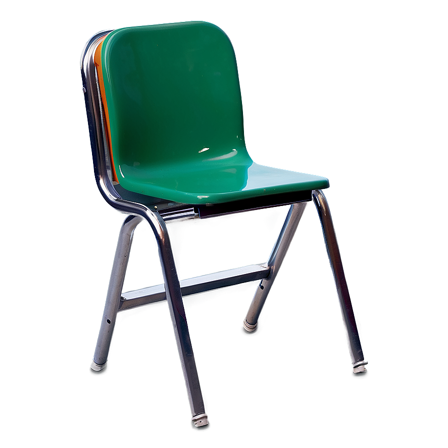 School Chair With Writing Pad Png Aih