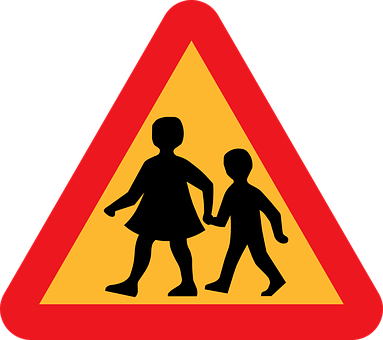 School Children Crossing Sign