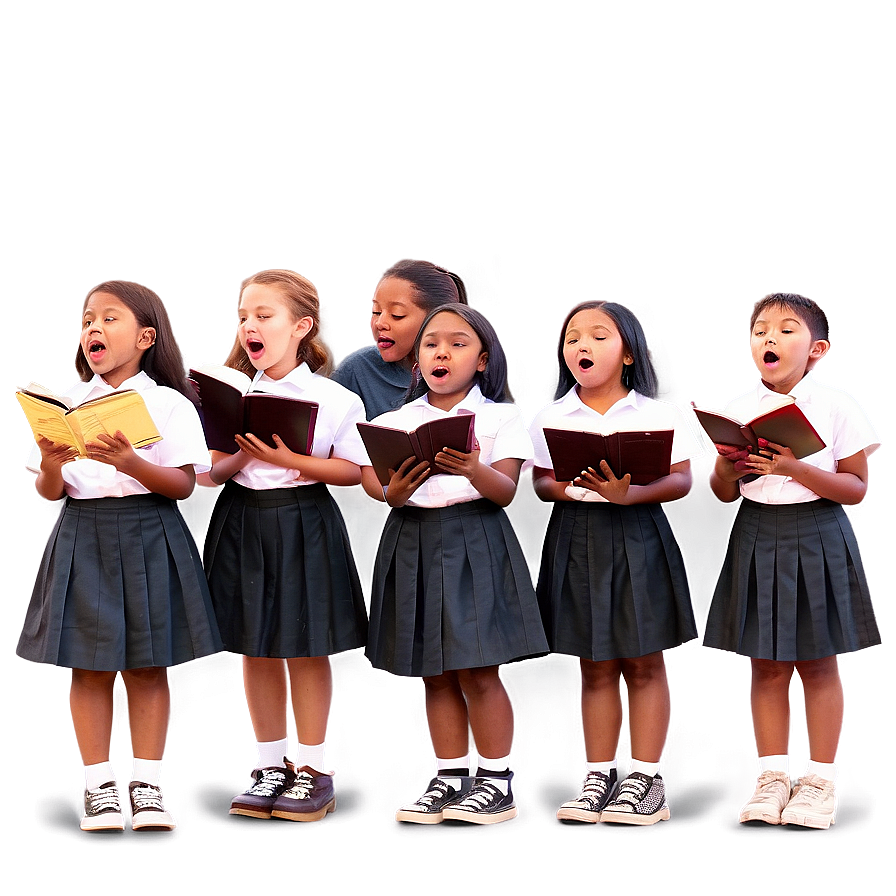 School Choir Singing Png 46