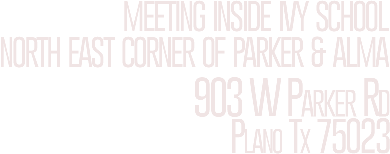 School Meeting Location Sign