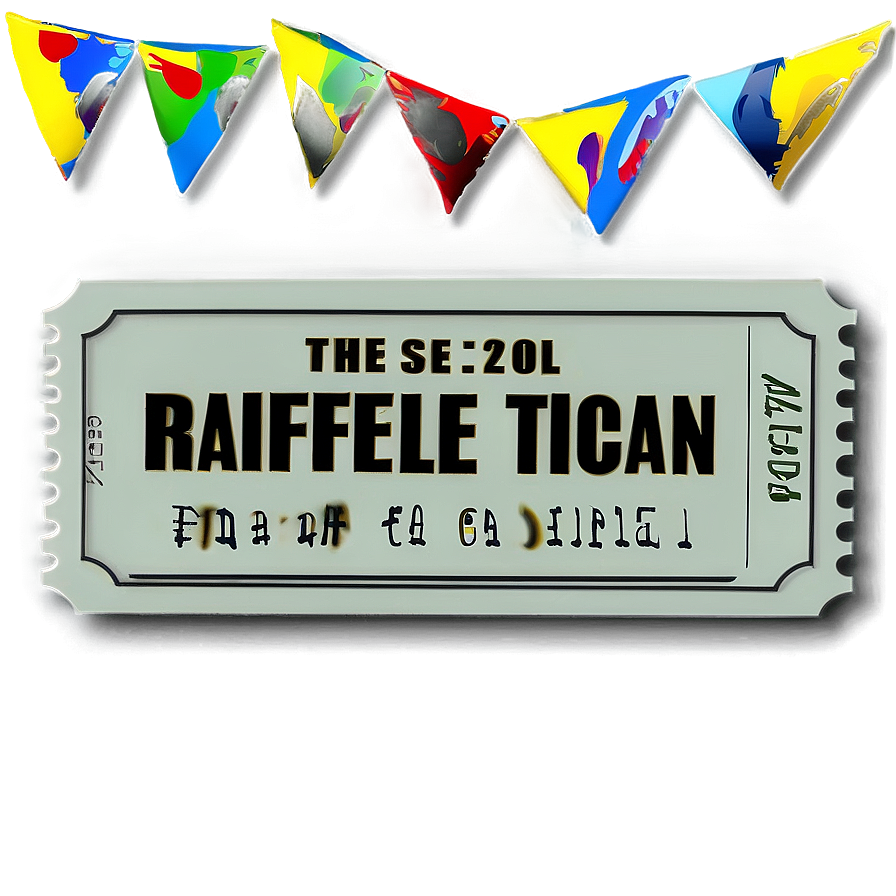 School Raffle Ticket Png 06262024