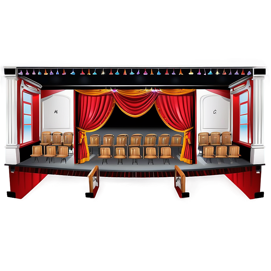 School Theater Stage Png Gqj
