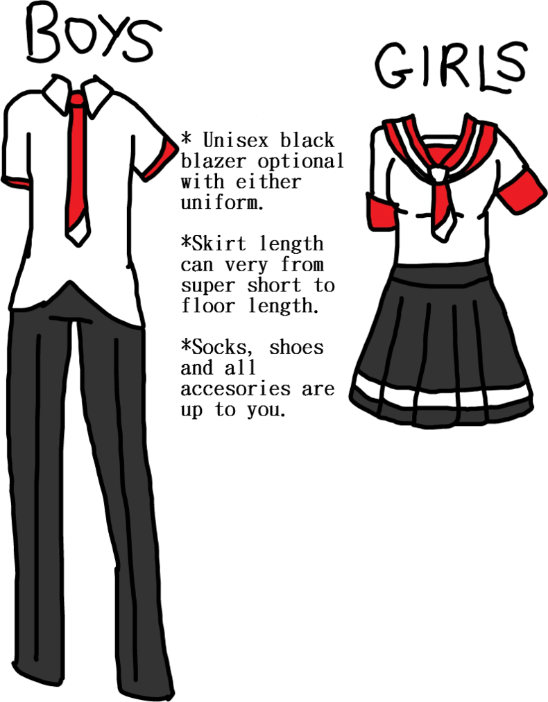 School Uniform Options Illustration