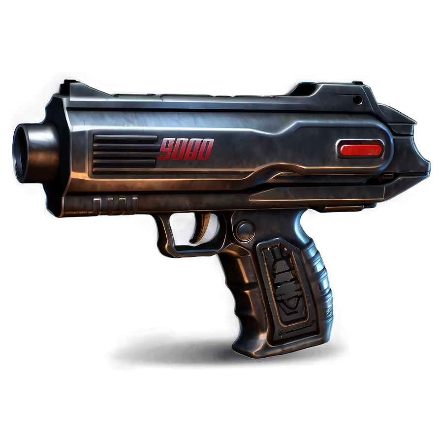 Sci-fi Blaster Pistol Png Wng38