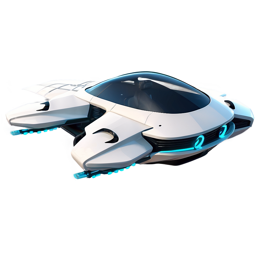 Sci-fi Inspired Flying Car Png 06202024