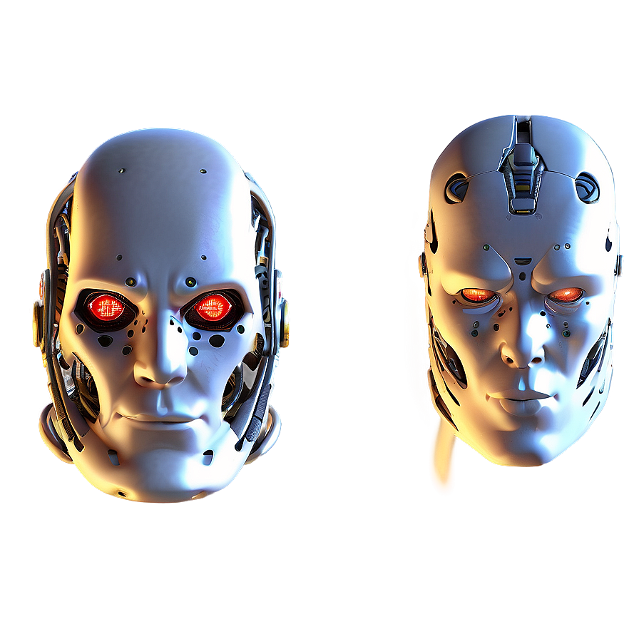 Sci-fi Robot Head Png Igb