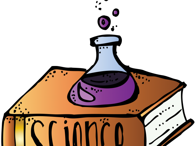 Science_ Book_and_ Erlenmeyer_ Flask