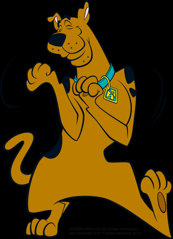 Scooby Doo Animated Character Pose