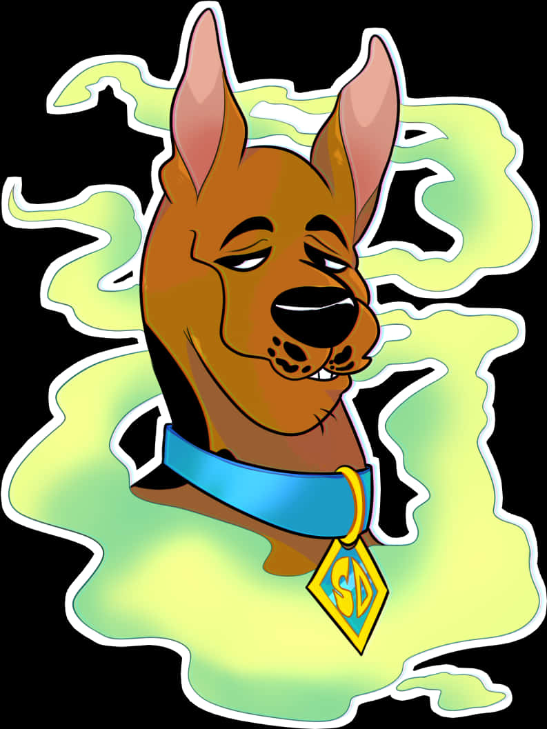 Scooby Doo Animated Portrait
