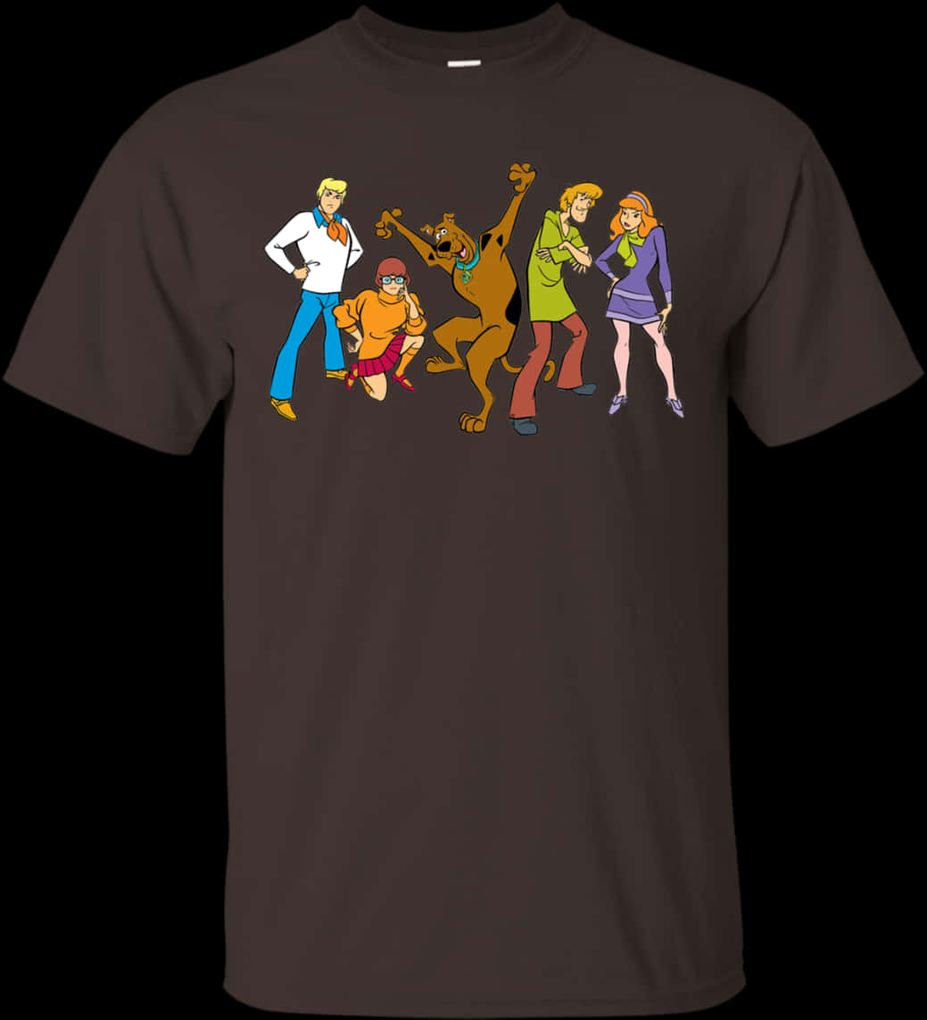 Scooby Doo Character T Shirt Design