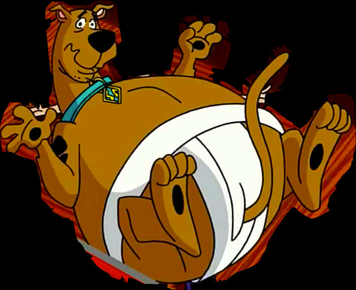 Scooby Doo Drumming Cartoon