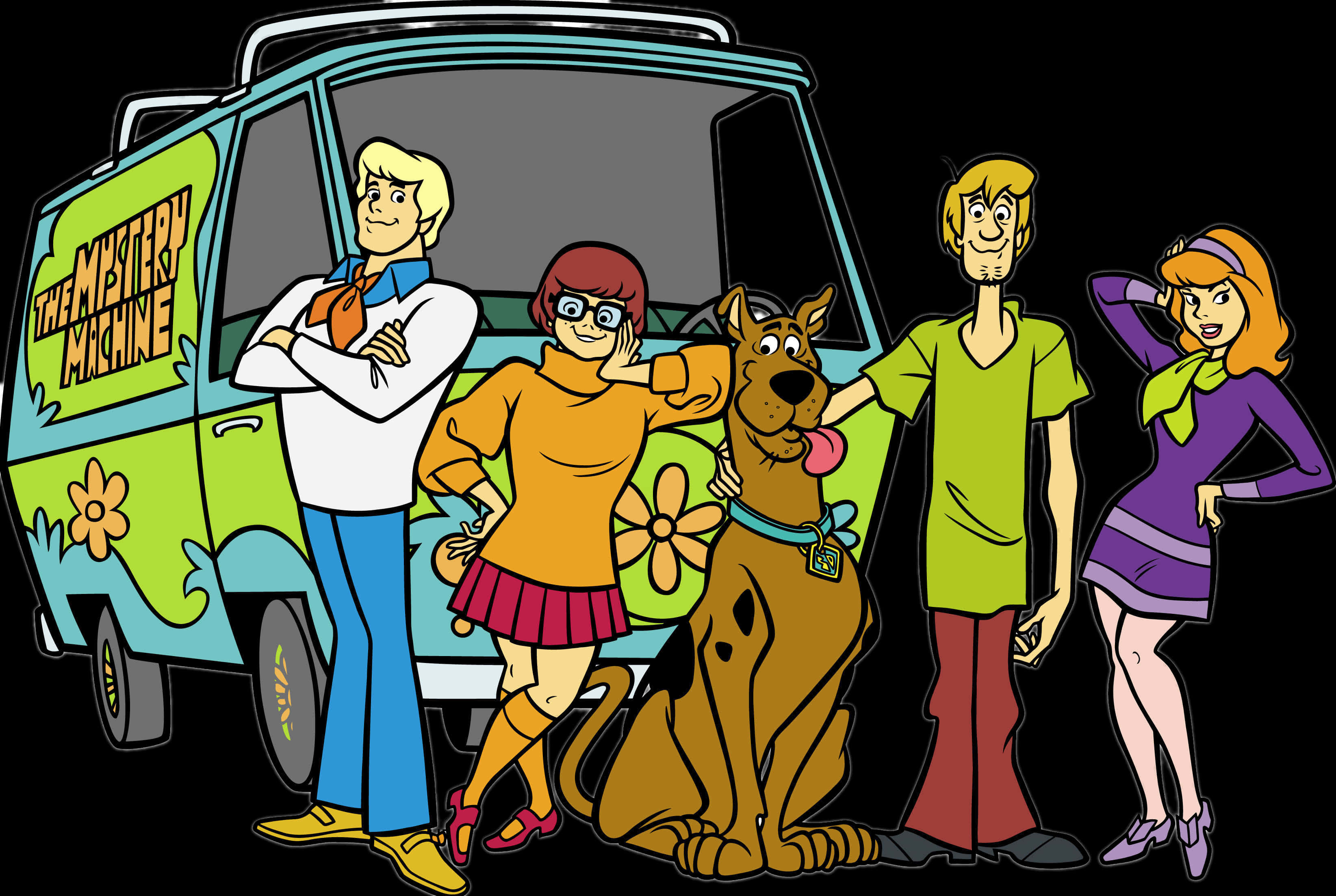 Scooby Doo Mystery Machineand Gang