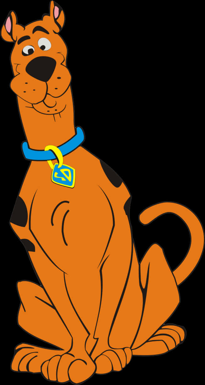 Scooby Doo Sitting Portrait