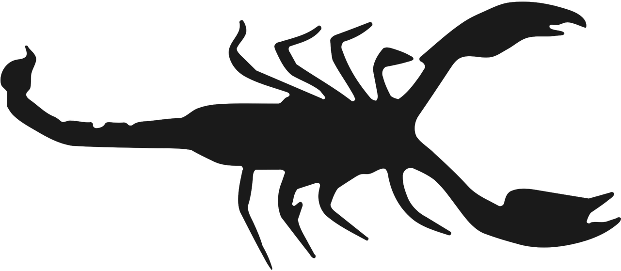 Scorpio Silhouette Graphic