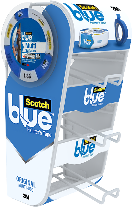 Scotch Blue Painters Tape Display Stand