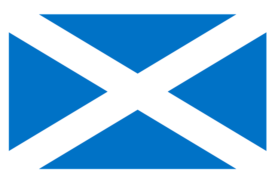 Scottish Flag Saltire Cross