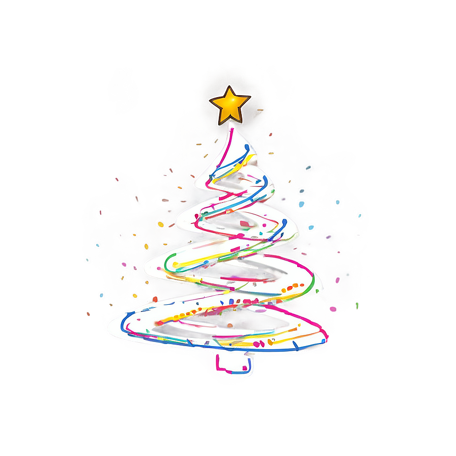 Scribble Christmas Tree Png Jdr62