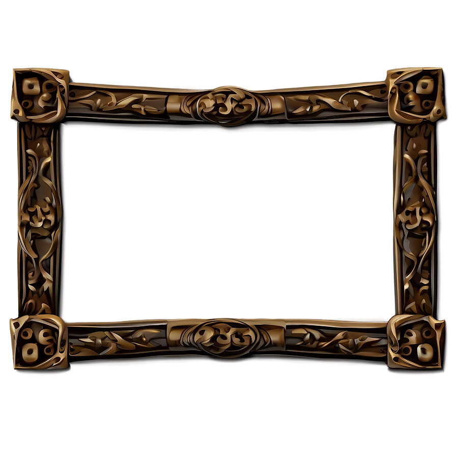Scroll Picture Frame Png 05042024