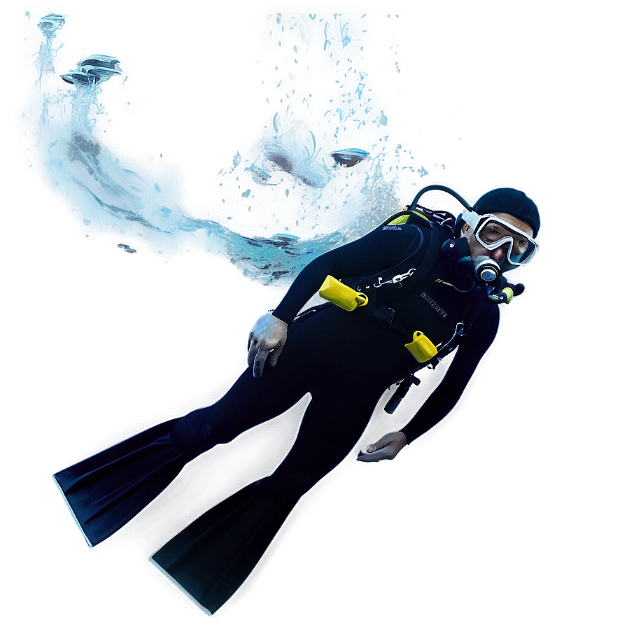 Scuba Diver Action Png Rhw