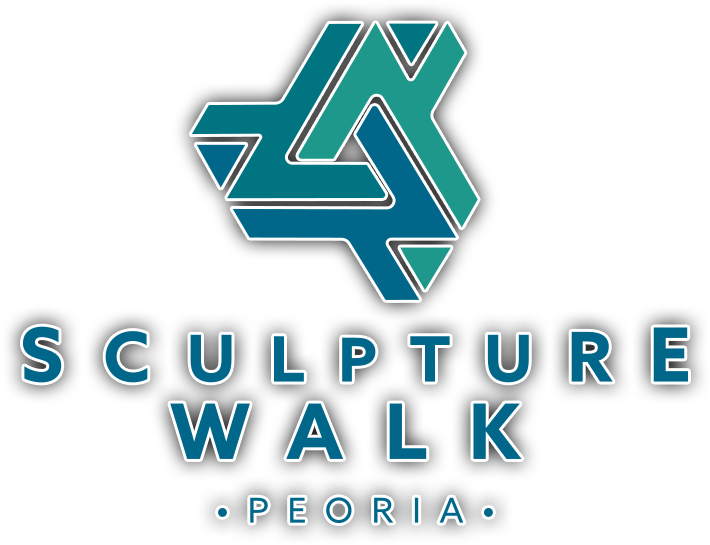 Sculpture Walk Peoria Logo